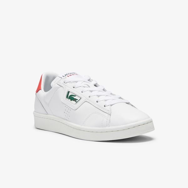 Lacoste Masters Classic Leather Sneakers Dámské - Tenisky Bílé / Béžový | CZ-jW8X6k